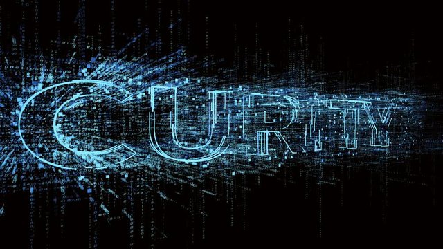 4k security word tag cloud;binary computer code.The Matrix style binary computer code shaped text design animation;changing from zero to one digits;abstract future tech background.