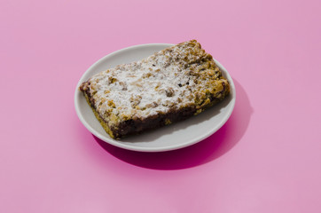 Loaf of bread with color background