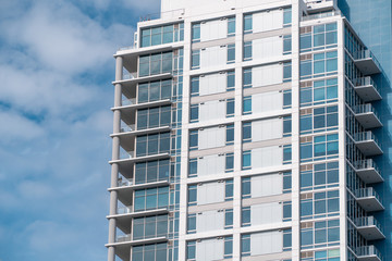 Modern building close up