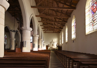 Fototapeta premium Eglise Ste Marie de Ré intérieur