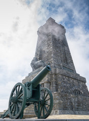 Monument to Freedom Shipka - Shipka, Gabrovo, Bulgaria. Memorial is situated on the peak of Shipka in the Balkan Mountains near Gabrovo, Bulgaria.