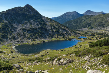 Amazing landscape with Chairski lakes, Pirin Mountain, Bulgaria