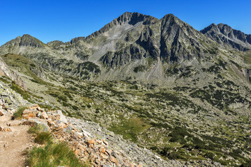 Landscape with Kamenitsa and Yalovarnika peaks, Pirin Mountain, Bulgaria