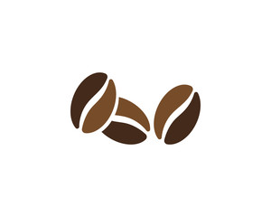 vector coffee beans template vector icon illustration