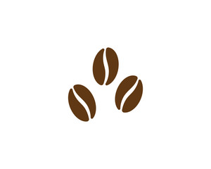 vector coffee beans template vector icon illustration