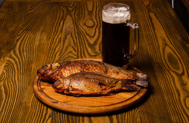 Fish and chips beer