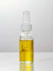 Medicinal cannabis CBD, THC oil bottle