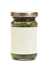 home made bottle of mash