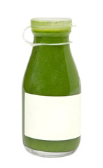 bottle of juice on isolated background