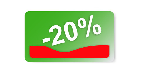 Super Sale, Mega. this weekend special offer banner, up to 20% off. Vector illustration.