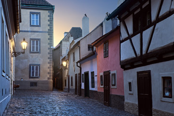 Golden lane in Prague