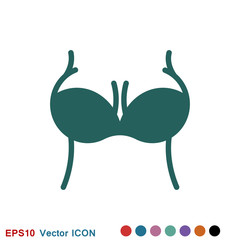 Erotic vector icon for adult only content, flat illustration