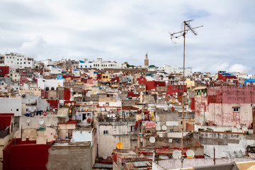 Panorámica general de Tánger, Marruecos