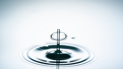 water drop collision. Water splash