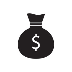 money bag icon- vector illustration