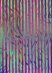 Digital abstract glitch effect.
