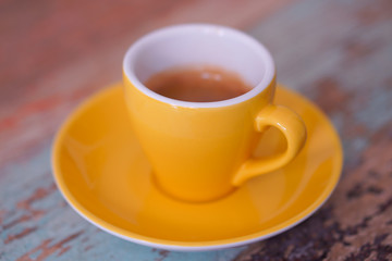 Espresso Tasse Gelb