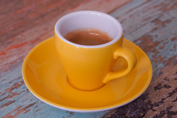 Espresso Tasse Gelb