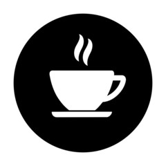 Cup of coffee. Coffee cup icon vector. Coffee icon illustration.