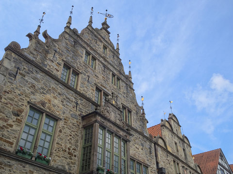Rinteln - Altes Rathaus, Weserrenaissance, Niedersachsen, Deutschland, Europa