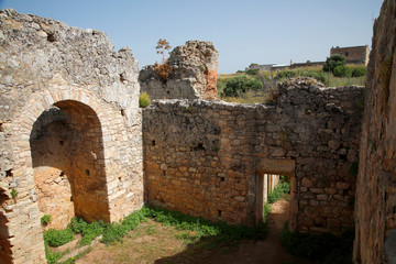Fototapeta na wymiar Aptera römische archäologische Stätte, Westkreta, Griechenland, Europa