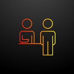 customer service nolan icon. Elements of business organisation set. Simple icon for websites, web design, mobile app, info graphics