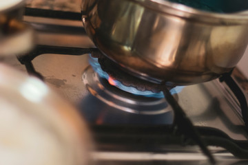 El fuego de la cocina