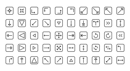 Navigation Arrows Icon Set