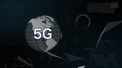 Obraz premium 先進 5G AI 人工知能 フィンテック Fintech MaaS ICT ブロックチェーン