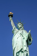 Fototapeta na wymiar Close up of the statue of liberty, New York City
