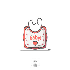 Bib - Line color icon