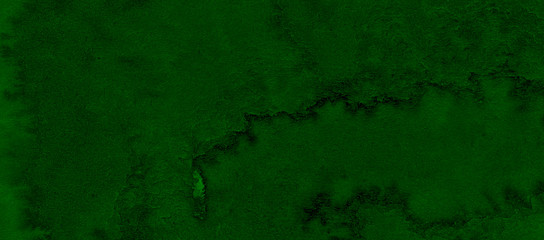 Fototapeta premium Dark green watercolor frame with torn strokes and stripes. Abstract background for design, layouts and patterns.