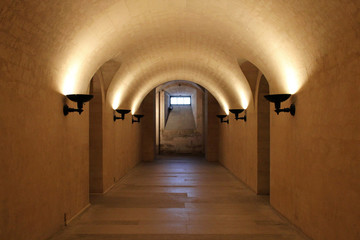 Obraz premium crypt in the panthéon in paris (france) 