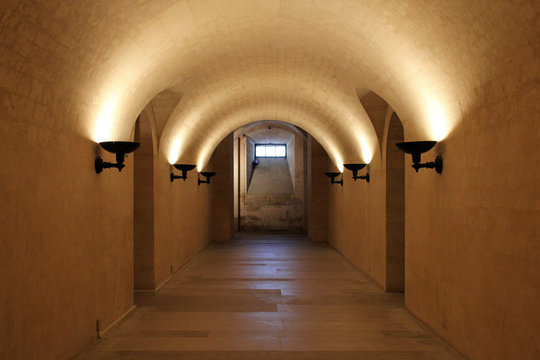 crypt in the panth&eacute;on in paris (france) 