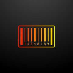 Barcode nolan icon. Elements of global logistics set. Simple icon for websites, web design, mobile app, info graphics