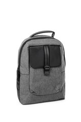 elegant gray and black backpack