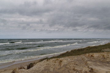 Storm on the Baltic sea