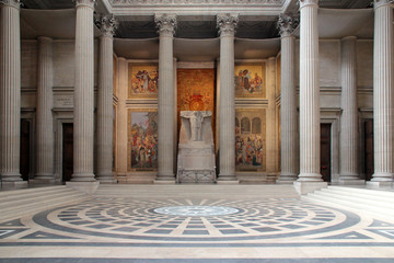 the panthéon in paris (france) 