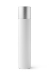 Mini LED flashlight isolated on white background
