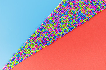 Colorful decorative birthday elements