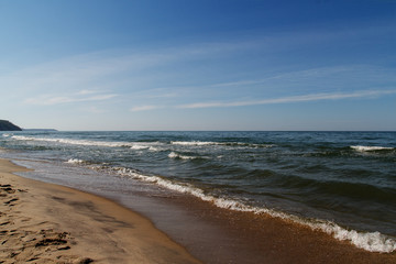 Sunny beach of the Baltic Sea