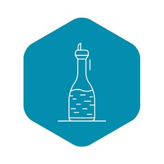 Fresh vinegar icon. Outline fresh vinegar vector icon for web design isolated on white background