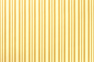 Light yellow and golden background from wrapping striped paper.