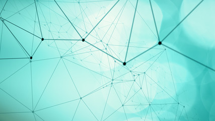 Connecting the dots abstract circles backgrounds