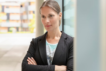 beautiful portrait of business woman