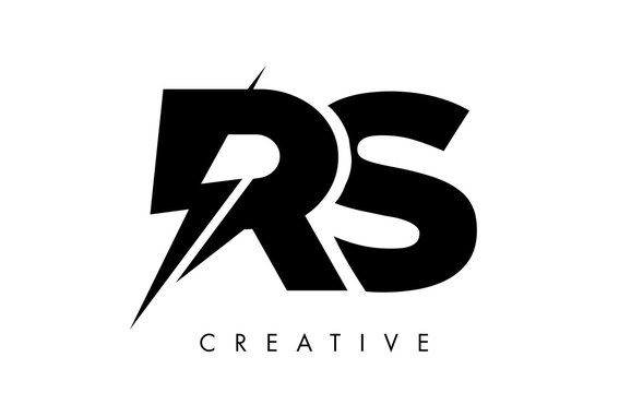 rs love logo design vector Stock Vector | Adobe Stock