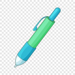 Pen icon. Cartoon illustration of pen vector icon for web