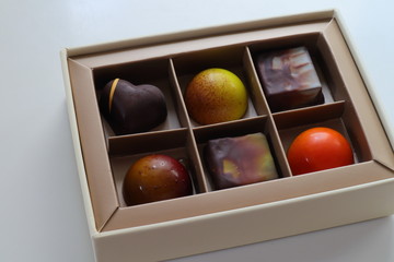 箱に入ったチョコレート