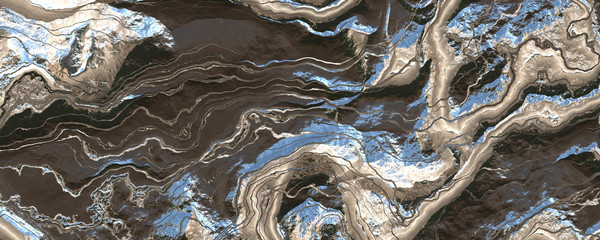 Wet mountain rock texture background