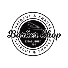 VINTAGE BARBER SHOP BADGE